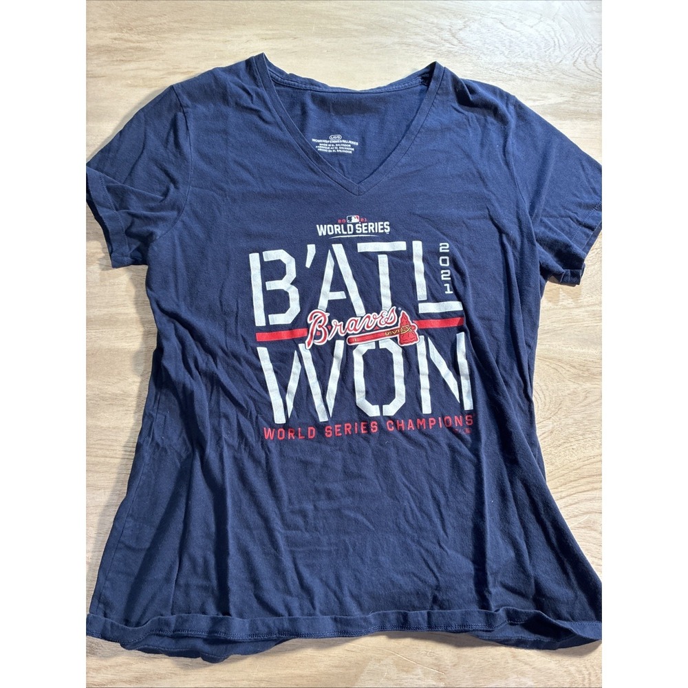 Atlanta‎ Braves World Series 2021 Women's Large Tee